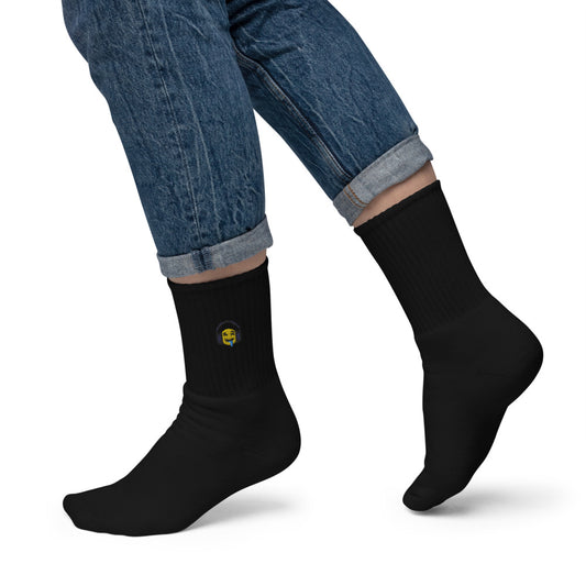 Logo-Embroidered socks