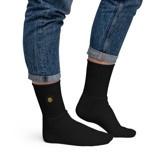 Logo-Embroidered socks