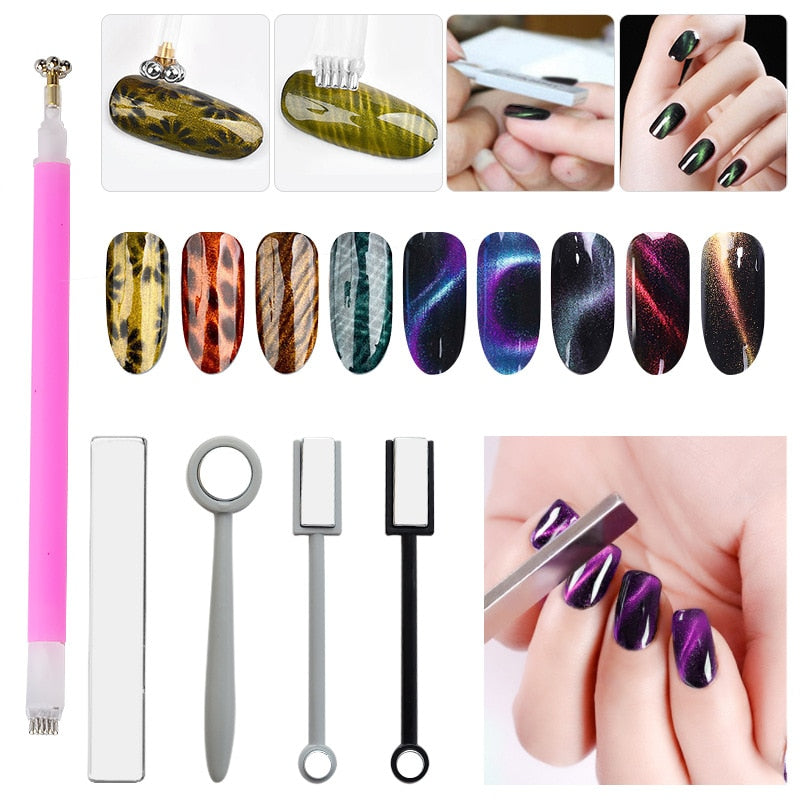 Magnetic Nail Art Stick 9D/Cat Eyes Effect Strong Magnet for special Shellac Gels