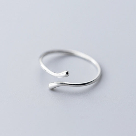 925 Sterling Silver  Adjustable Ring