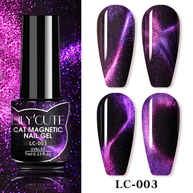 Magnetic Nail Polish Gel Soak Off UV LED Nail Varnish