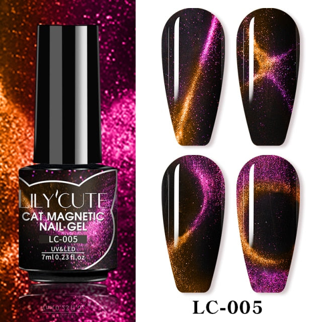 Magnetic Nail Polish Gel Soak Off UV LED Nail Varnish