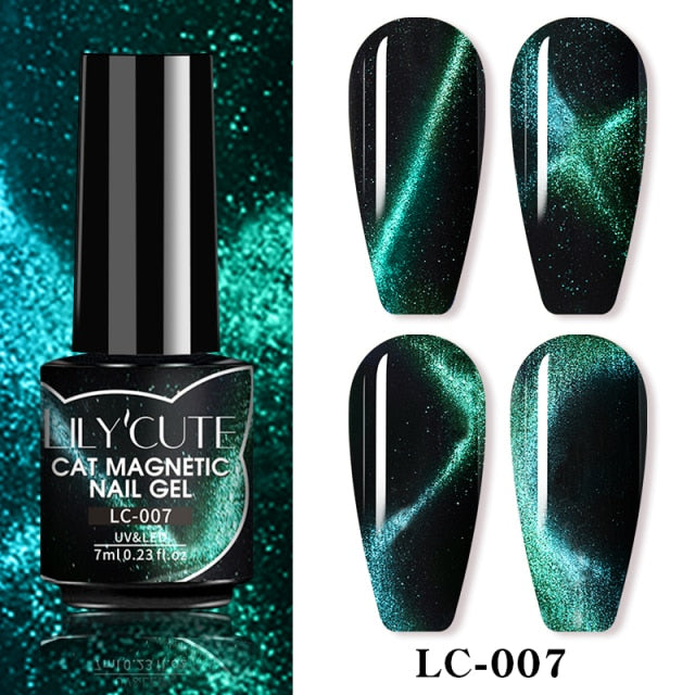 Magnetic Nail Polish Gel Soak Off UV LED Nail Varnish