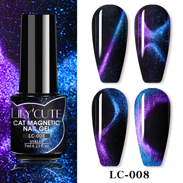 Magnetic Nail Polish Gel Soak Off UV LED Nail Varnish