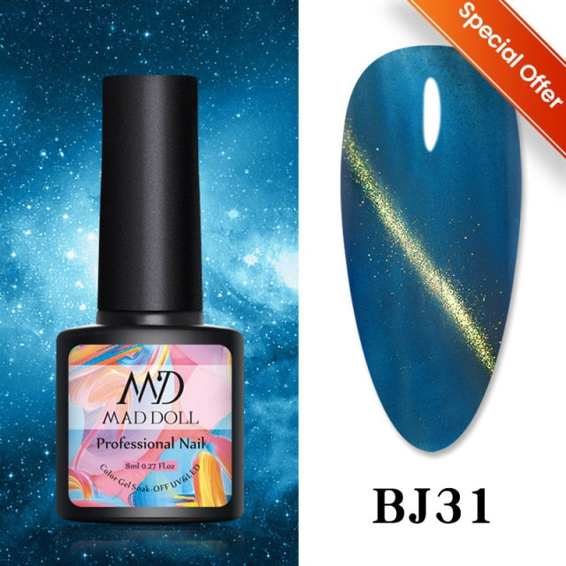 Magnetic Nail Polish Gel Soak Off UV LED Nail Varnish