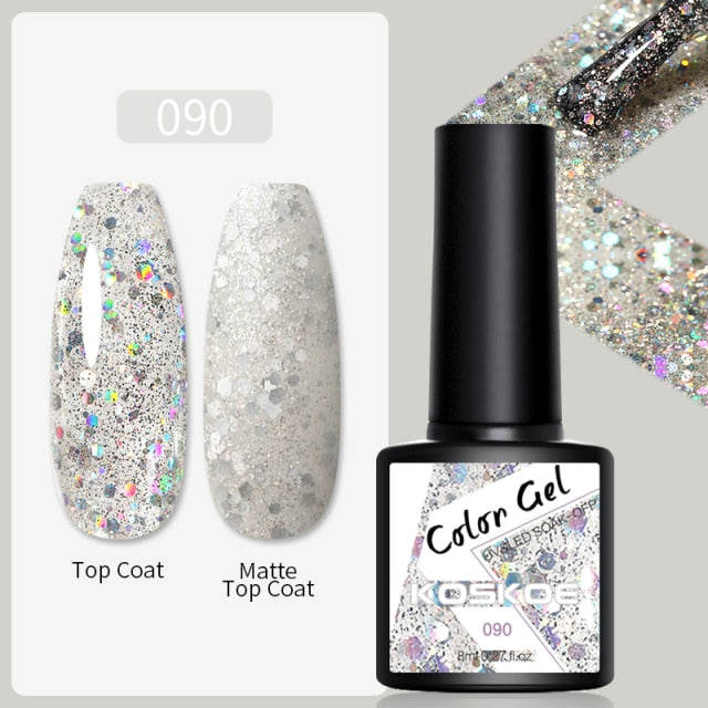 Magnetic Nail Polish Gel Soak Off UV LED Nail Varnish