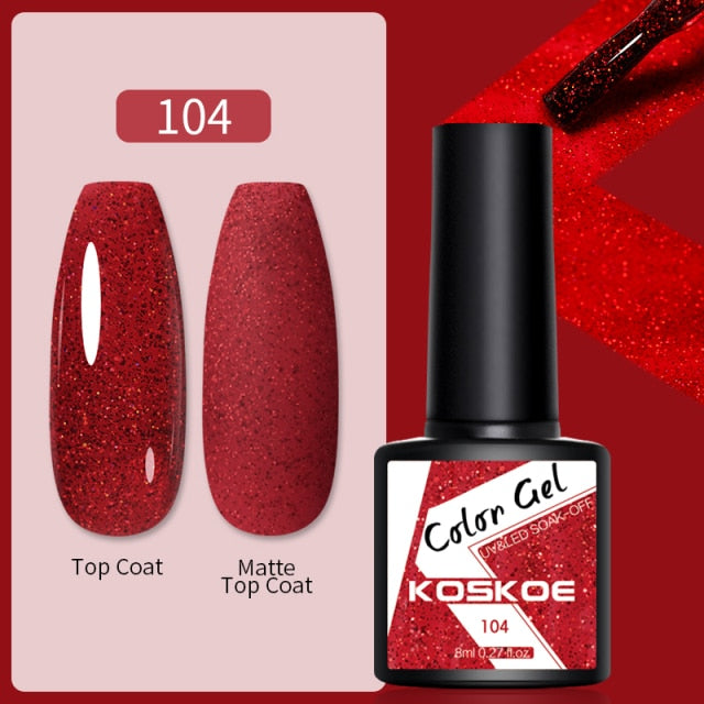 Magnetic Nail Polish Gel Soak Off UV LED Nail Varnish