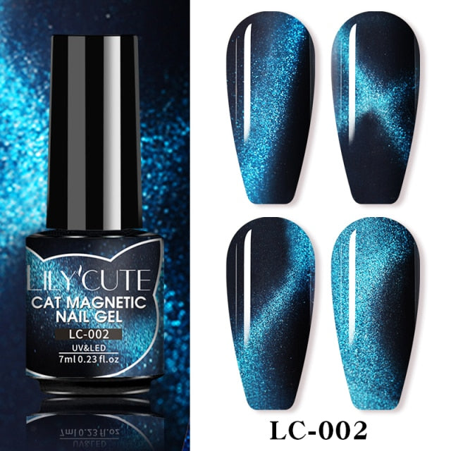 Magnetic Nail Polish Gel Soak Off UV LED Nail Varnish