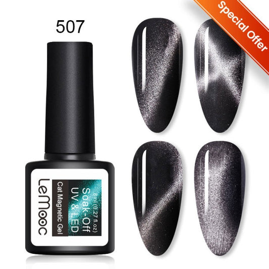 Magnetic Nail Polish Gel Soak Off UV LED Nail Varnish