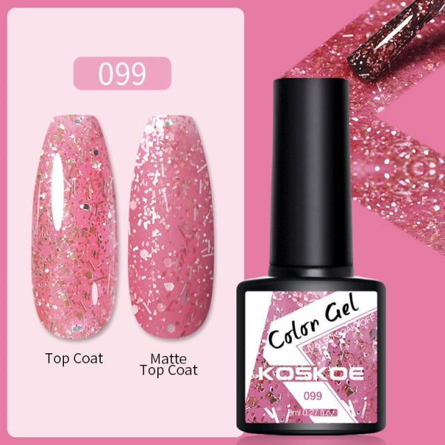 Magnetic Nail Polish Gel Soak Off UV LED Nail Varnish