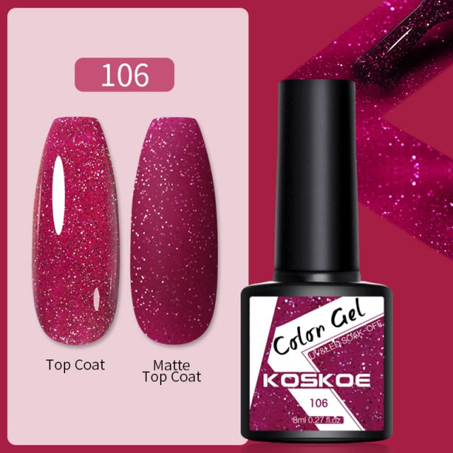 Magnetic Nail Polish Gel Soak Off UV LED Nail Varnish