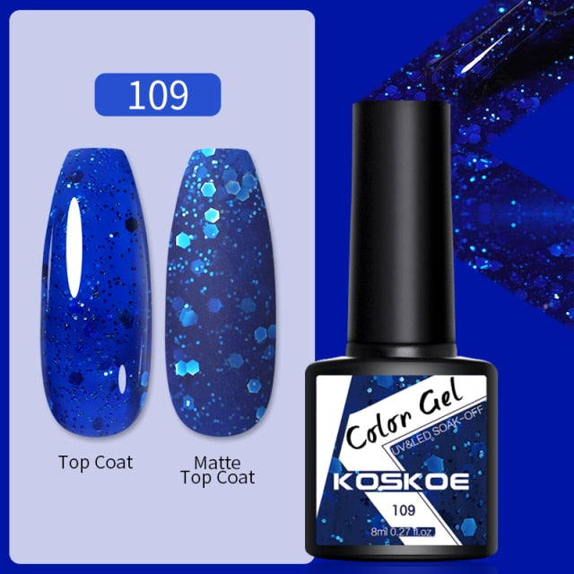 Magnetic Nail Polish Gel Soak Off UV LED Nail Varnish