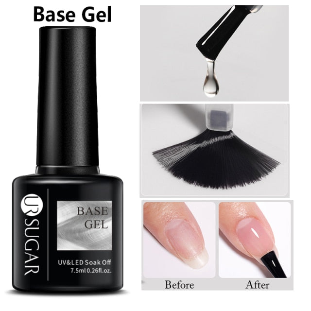 Dark Purple Gel Nail Polish Soak Off UV LED Semi Permanent Gel Varnishes (Matte Top Coat separate)