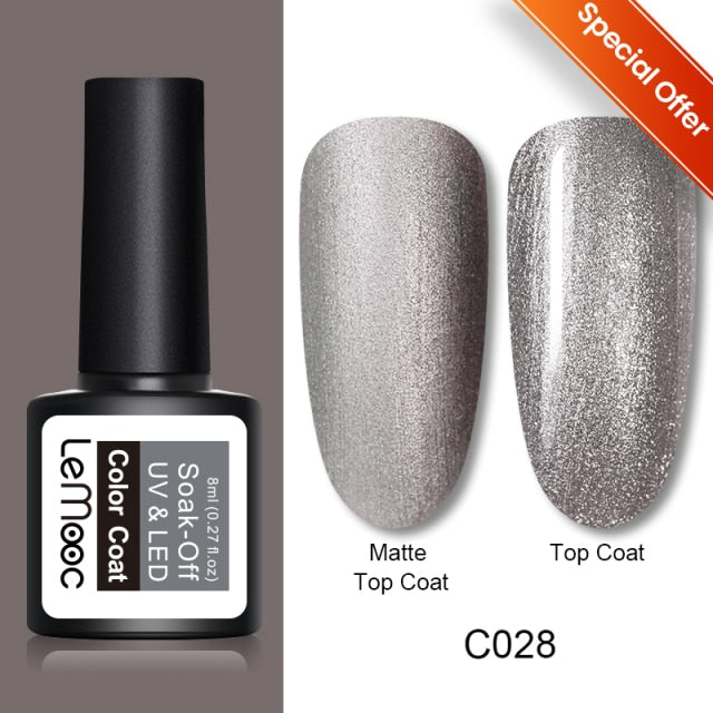 Magnetic Nail Polish Gel Soak Off UV LED Nail Varnish