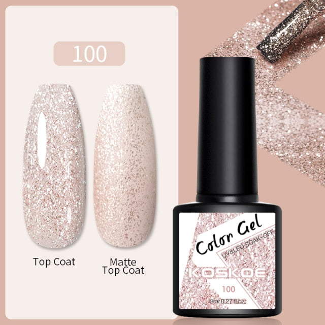 Magnetic Nail Polish Gel Soak Off UV LED Nail Varnish