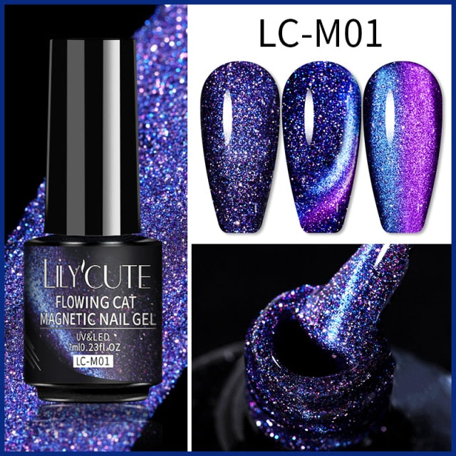 Magnetic Nail Polish Gel Soak Off UV LED Nail Varnish