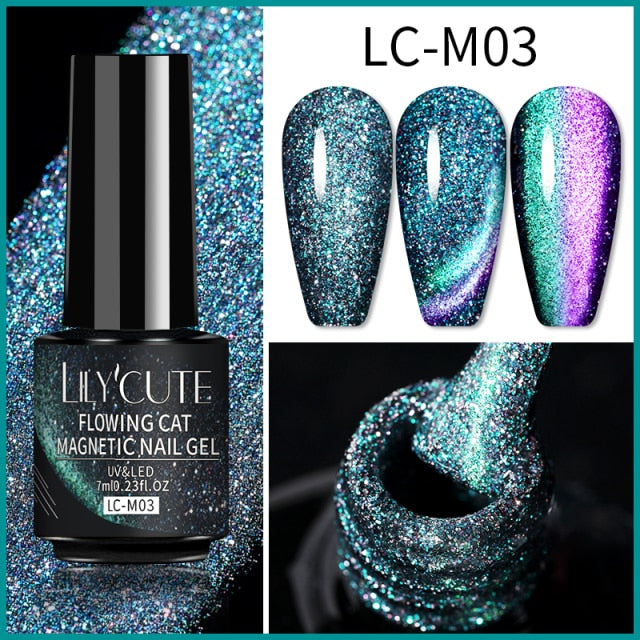 Magnetic Nail Polish Gel Soak Off UV LED Nail Varnish