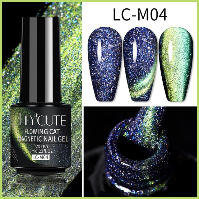 Magnetic Nail Polish Gel Soak Off UV LED Nail Varnish