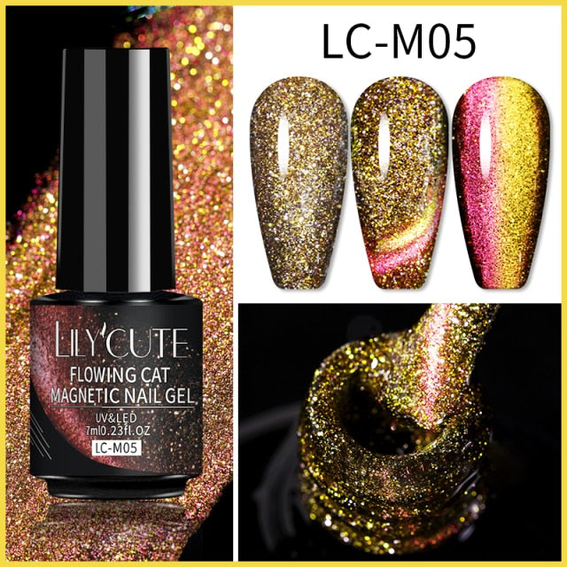 Magnetic Nail Polish Gel Soak Off UV LED Nail Varnish