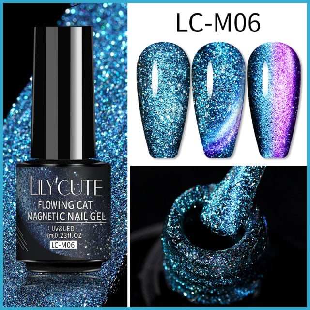 Magnetic Nail Polish Gel Soak Off UV LED Nail Varnish