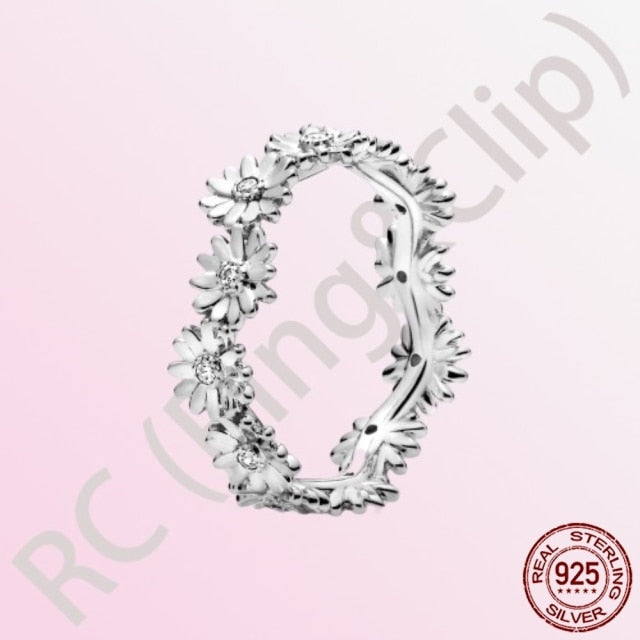 100% 925 Sterling Silver Princess Rings - various options