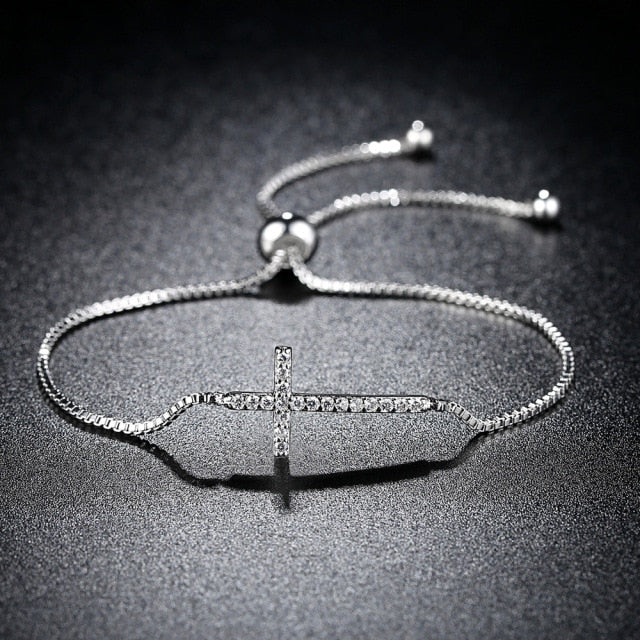 925 Sterling Silver luxury Tennis bangle Bracelet -various options