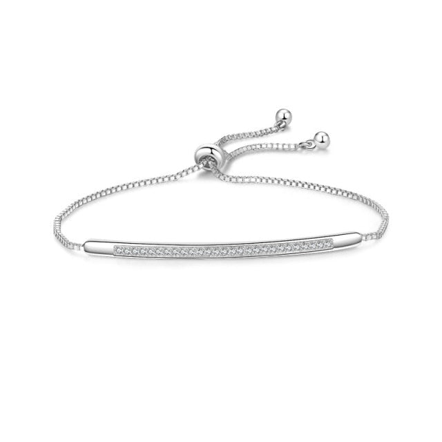 925 Sterling Silver luxury Tennis bangle Bracelet -various options